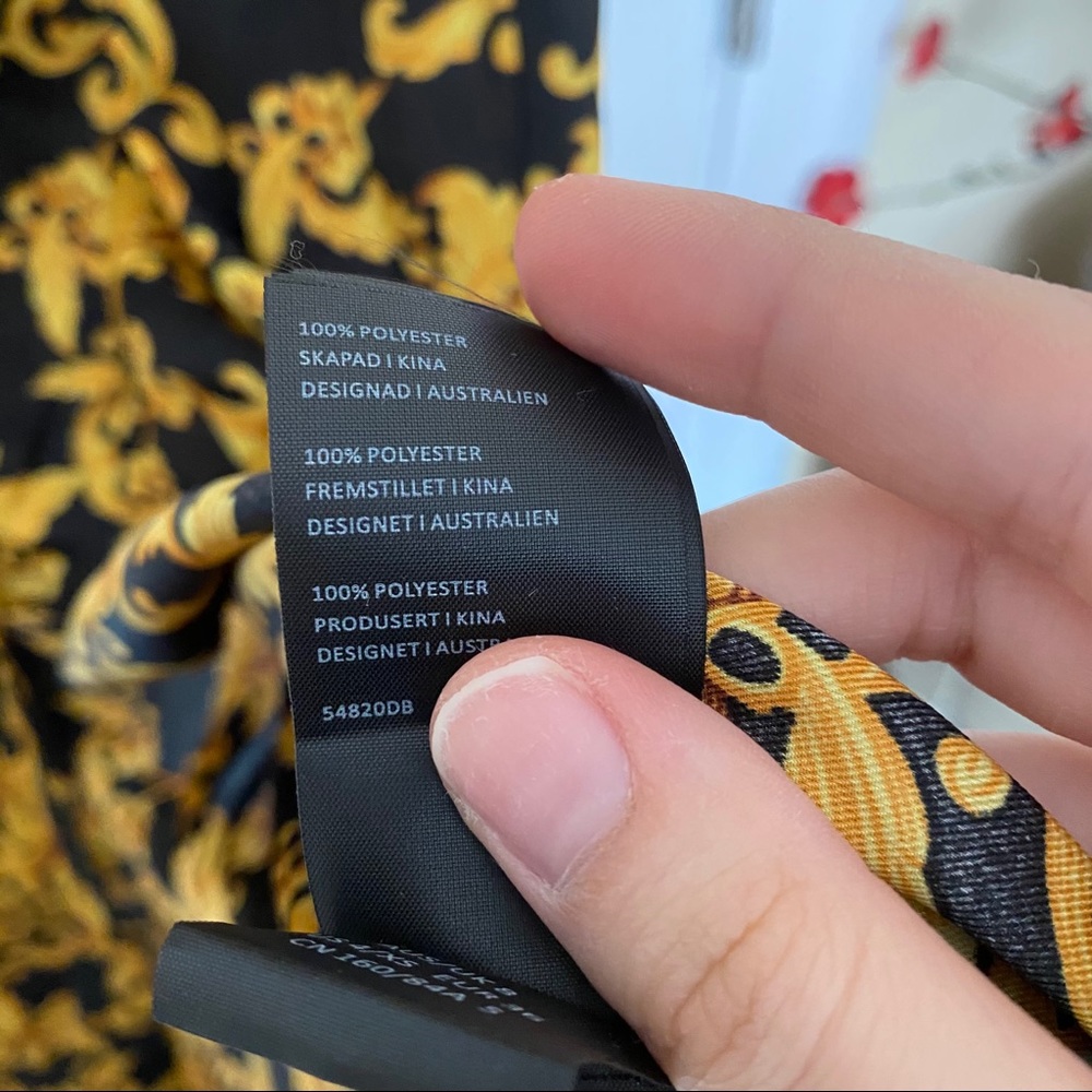 Bardot Black and Gold Baroque Maxi Dress - Picture 5 of 6